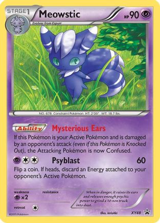 Meowstic XY48 - Holofoil XY Promos