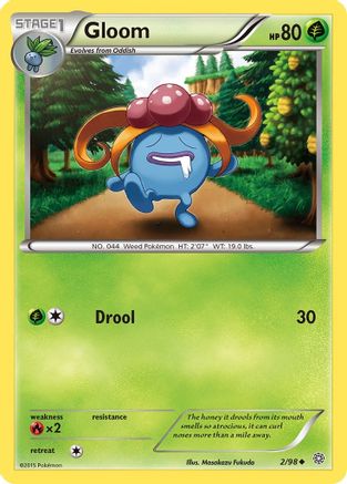 Gloom 002/98 - Reverse Holofoil XY Ancient Origins