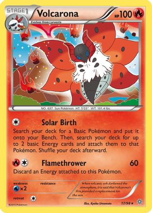 Volcarona 017/98 - Reverse Holofoil XY Ancient Origins