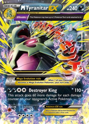 M Tyranitar EX 043/98 - Holofoil XY Ancient Origins