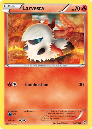 Larvesta 016/98 - XY Ancient Origins