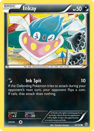 Inkay 045/98 - Reverse Holofoil XY Ancient Origins