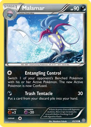 Malamar 046/98 - Reverse Holofoil XY Ancient Origins