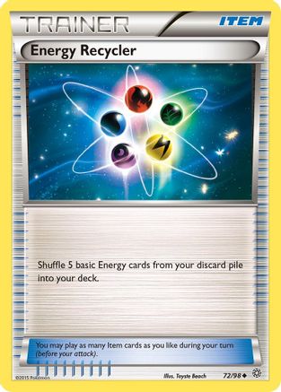 Energy Recycler 072/98 - Reverse Holofoil XY Ancient Origins