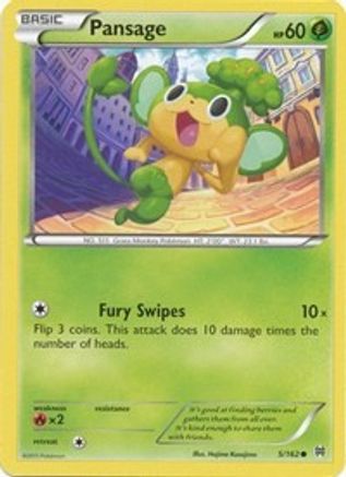 Pansage 005/168 XY BREAKthrough