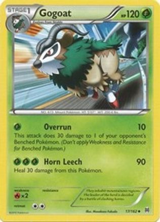 Gogoat 017/162 - Reverse Holofoil XY BREAKthrough