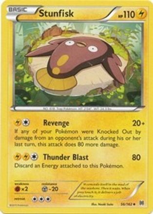 Stunfisk 056/162 - Reverse Holofoil XY BREAKthrough