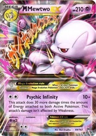 M Mewtwo EX 064/162 - Holofoil XY BREAKthrough