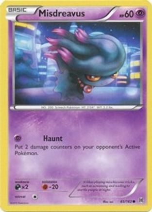 Misdreavus 065/168 - Reverse Holofoil XY BREAKthrough
