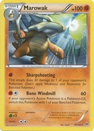 Marowak 078/162 - Reverse Holofoil XY BREAKthrough