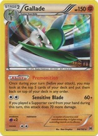 Gallade 084/162 - Holofoil XY BREAKthrough