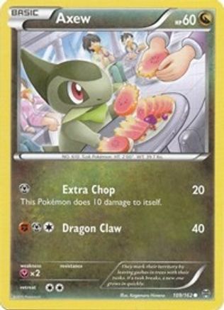 Axew 109/162 - Reverse Holofoil XY BREAKthrough