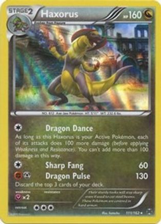 Haxorus 111/162 - Holofoil XY BREAKthrough