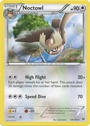 Noctowl 120/162 - Reverse Holofoil XY BREAKthrough