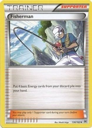 Fisherman 136/162 - Reverse Holofoil XY BREAKthrough