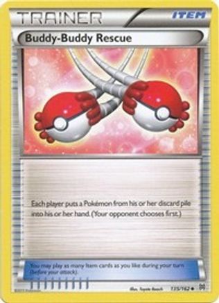 Buddy-Buddy Rescue 135/162 - Reverse Holofoil XY BREAKthrough