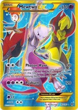 Mewtwo EX (Full Art) 163/162 - Holofoil XY BREAKthrough