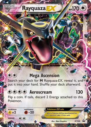 Rayquaza EX (Shiny) XY69 - Holofoil XY Promos