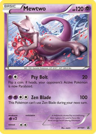 Mewtwo XY101 - Holofoil XY Promos