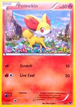 Fennekin 003/12 - Holofoil McDonalds Promos 2014