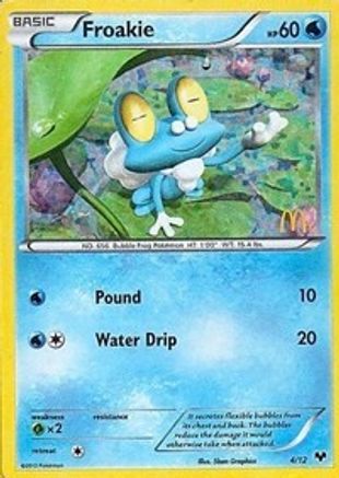 Froakie 004/12 - Holofoil McDonalds Promos 2014