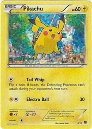 Pikachu 006/12 - Holofoil McDonalds Promos 2015