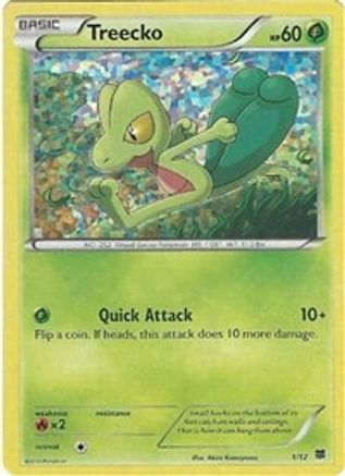 Treecko 001/12 - Holofoil McDonalds Promos 2015
