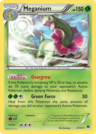 Meganium 003/122 - Holofoil XY BREAKpoint