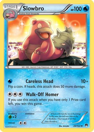Slowbro 020/122 - Reverse Holofoil XY BREAKpoint