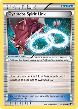 Gyarados Spirit Link 101/122 - Reverse Holofoil XY BREAKpoint