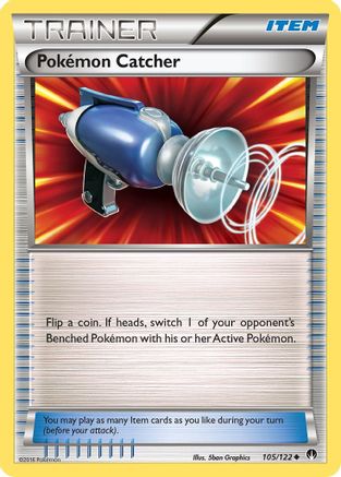 Pokemon Catcher 105/122 - Reverse Holofoil XY BREAKpoint