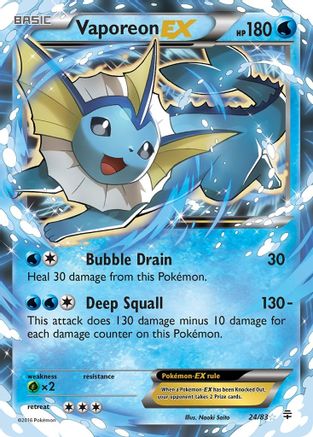 Vaporeon EX 024/83 - Holofoil Generations