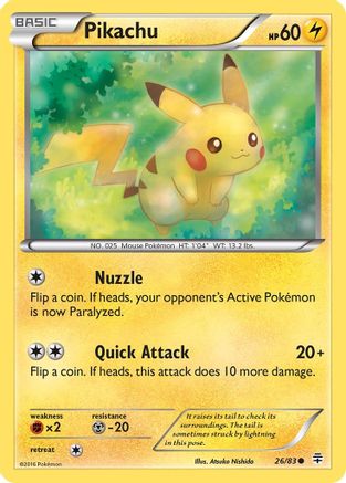 Pikachu 026/83 - Reverse Holofoil Generations