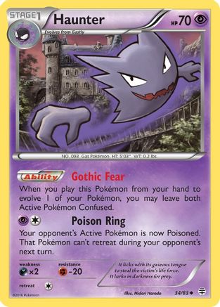 Haunter 034/83 - Reverse Holofoil Generations