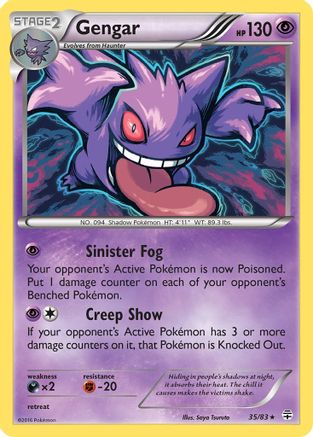 Gengar 035/83 - Holofoil Generations