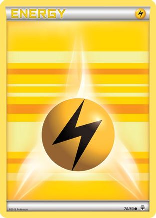 Lightning Energy 078/83 - Reverse Holofoil Generations