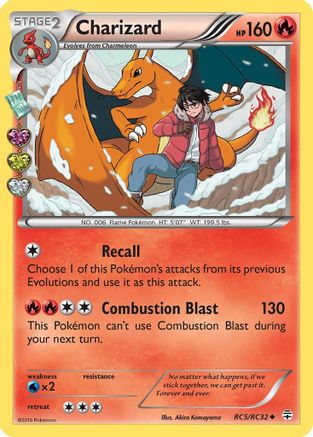 Charizard RC5/RC32 - Holofoil Generations Radiant Collection