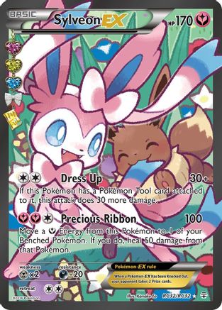 Sylveon EX (Full Art) RC32/RC32 - Holofoil Generations Radiant Collection