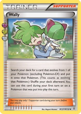 Wally RC27/RC32 - Holofoil Generations Radiant Collection