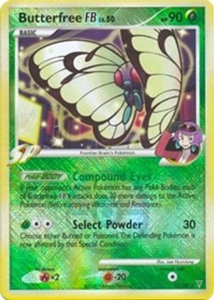 Butterfree FB (League Promo) 017/147 - Reverse Holofoil League & Championship Cards