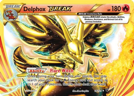 Delphox BREAK 014/124 - Holofoil XY Fates Collide