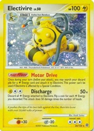 Electivire (DP Secret Wonders) 025/132 - Holofoil Deck Exclusives
