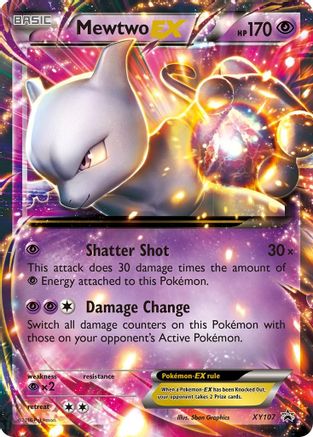 Mewtwo EX XY107 - Holofoil XY Promos