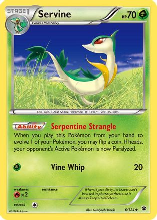 Servine 006/124 - XY Fates Collide