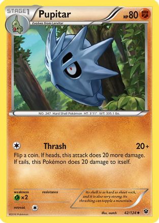 Pupitar 042/124 - XY Fates Collide
