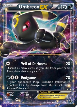 Umbreon EX 055/124 - Holofoil XY Fates Collide