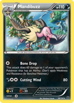 Mandibuzz 058/124 - XY Fates Collide