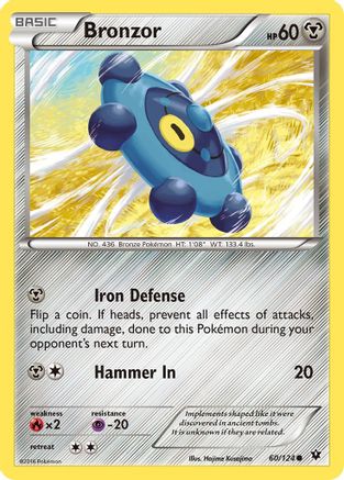 Bronzor 060/124 - XY Fates Collide