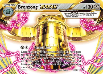 Bronzong BREAK 062/124 - Holofoil XY Fates Collide