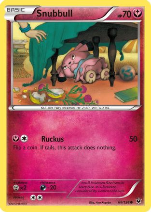 Snubbull 068/124 - XY Fates Collide